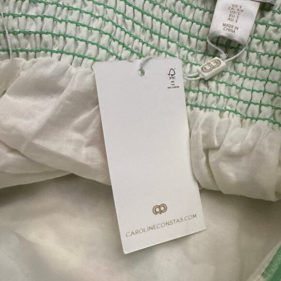 Caroline Constas Fruit Print Linen Blend Maxi Dress Small - Picture 4 of 14